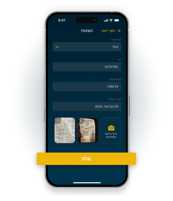 שליחת דיווח שוטף