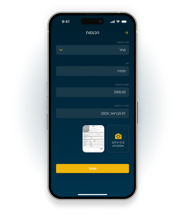 עריכת דיווח בודד